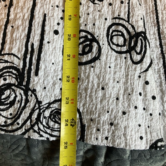 Ali Miles Artistic Three-Button Lightweight Tunic Top Shirt – Size Medium - Picture 8 of 12